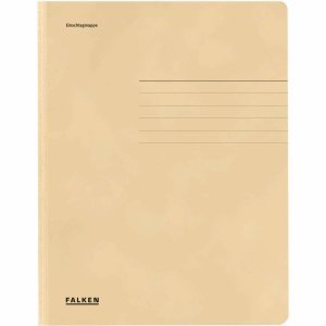 Preisvergleich Produktbild Falken 25 x Einschlagmappe A4 mit 3 Klappen Chamois
