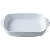 white Small Ceramics Rectangular Baking Dishes with Handle for Oven Ceramic Baking Pan Lasagna Casserole Pan Individual Bakew