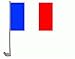 Produktbild trends4cents Autoflagge Autofahne Frankreich, 30 x 40 cm