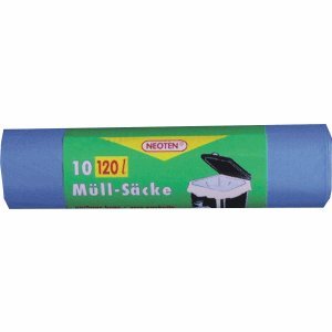 Preisvergleich Produktbild Neoten Abfallsäcke blau 120l 70x110cm VE=10 Stück