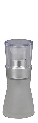 Glas-Flakon, tailliert, matt, m. silber Gel-Spender Kosmetex Pumpspender, 15 ml leer, 1× 15 ml Gel-Spender - 2