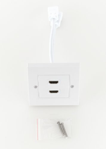 deleyCON HDMI Dose 2 Port / Unterputz / 3D / FullHD / Unterstützt neustes HDMI 1.4a - 7
