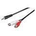 Produktbild Mcab 3.5MM 2X RCA ADAP 1.5M BK