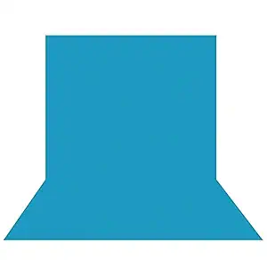 Fizool 8x12 Ft LEKERA Backdrop Photo Light Studio Photography Background Cloth/Curtain with Carry Bag for Professional Photo Shoot - Sky Blue