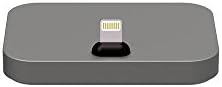 Xlayer Docking Station Stand Lightning Dock Space Grey iTunes For Apple iPhone 5/5S/SE/6/6S/Plus Compatible High Quality Workmanship with Bonus Charger Cable 1 M