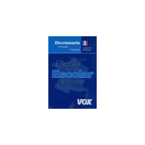 Dicc. Escolar Fra/esp - Esp/fra