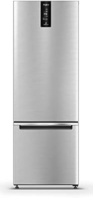 Whirlpool 325 L 3 Star Frost Free Double Door Refrigerator (IF PRO BM INV 340 ELT+, Omega Steel, Bottom Freeze