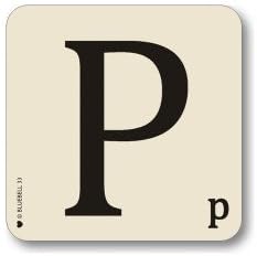 Alphabet Table Mat Letter P