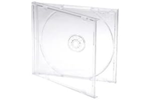 QDWQ-US Network Trading Lot de 10 boîtiers CD transparents - 10,4 mm.