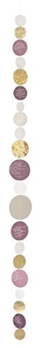 ZUHAUSE mauve Kreiskette 1,55m