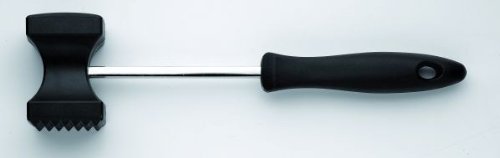 Fiskars Fleischklopfer, 19,6 x 6,9 x 4,7 cm, Stahl/Kunststoff, Essential, Schwarz, 1023792 - 2