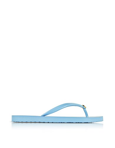 Tory Burch Womens 47405490 Light Blue Pvc Flip Flops Desertcart