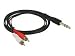 Produktbild DELOCK Kabel Audio 6,35 mm Klinkenstecker > 2 x Cinch Stecker 1,5 m