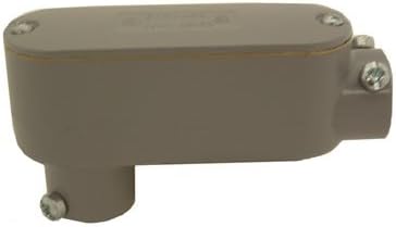 Hubbell Wiring EBLB-2CG E-Pak Lb Conduit Body Set Screw Emt with Gasket, Plastic, 0.361" x 0.361" x 0.361"