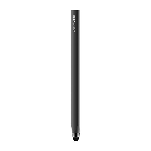 Adonit Mark kapazitiver Eingabestift in schwarz für Apple iPhone/iPad/Tablet [Aluminium | Weiche Gummispitze] – ADMB - 3