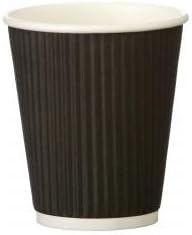 Go-PakBlack Ripple Hot Cup 8oz (22cl) - 1x500