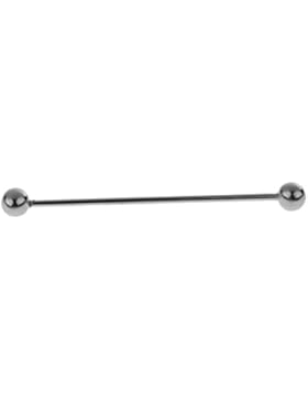 Gazechimp 1x Runde Barbell Kragen Krawatte Clip Clasp Bar Krawatte Nadeln Pin
