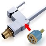 Auralum 40 mm Keramik Kartusche für Einhebel Armaturen Bad/Küche - 5