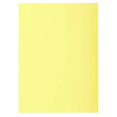 Exacompta - Réf. 850005E - Paquet de 250 Sous-Chemises SUPER 60 - 22x31cm - canari