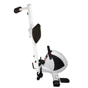AsVIVA RA8 Rower Cardio Viii Inkl.Fitnesscomputer und Pulsempfänger mit 10kg Schwungmasse Sowie 8 Manuellen Widerstandsstufen und Klappbar Rudergerät, Weiß/Schwarz, One Size - 4