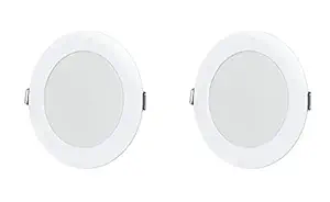 PHILIPS Ujjwal 15W Round Recessed Downlighter (Cool Day Light White) - 140MM Cut Out Pack of 2