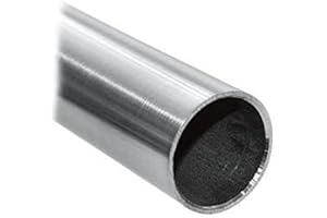 Pauli Edelstahldesign - Edelstahlrohr 33,7 x 2,0 mm - LÄNGE: 150 cm - Korn 240