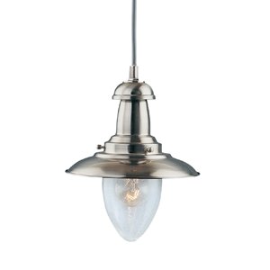 Fisherman Satin Silver Pendant Lamp , 5787SS