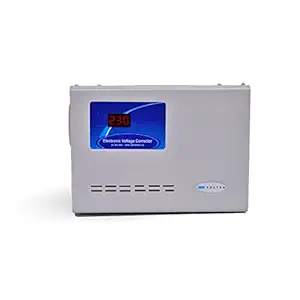 Aulten 5KVA 130V-270V Universal AC Voltage Stabilizer for All AC?s Up To 2 Ton All Types (White)