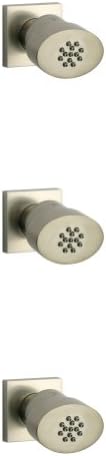 La Toscana 89PW721 Lady 3 Piece Thermostatic Shower Body Spray in Brushed Nickel