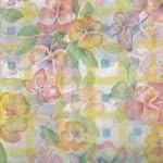 Pansies and Plaid suttons Printed Patterned Tissue Wrapping Paper luxury 5 sheets