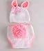 Pink Rabbit, Newborn Baby Girl/Boy Crochet Knit Costume Photo Photography Prop Hats Outfits