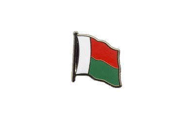 Preisvergleich Produktbild Flaggen-Pin / Anstecker Madagaskar vergoldet