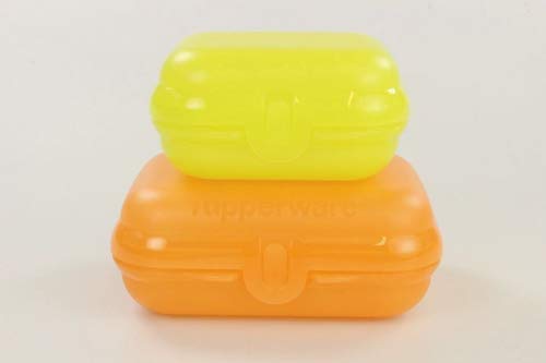 TUPPERWARE Mini-Twin gelb-grün Größe 1+To Go orange Größe 2 Twin 9960