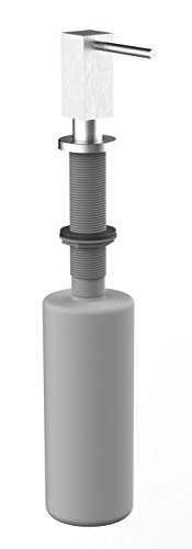 Preisvergleich Produktbild VIZIO Cucina Seifenspender, quadratisch, hoch, Stahl aufladbar über Oberseite