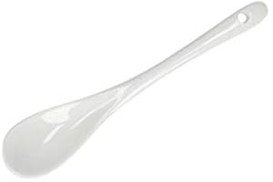 LA PORCELLANA BIANCA Porcellana Trattoria - Cuchara de café, Porcelana, Multicolor, 13 x 0,1 x 0,1 cm