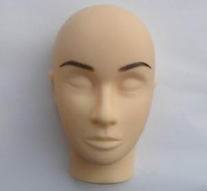 Set of semi-permanent, stick-on eyebrows, 100% natural hair, handmade - with glue and tweezer Color brown