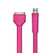 Produktbild Original I-Boyz EXTRA LONG 3M PINK USB Dock Connector Flat Cable For iPad, iPad 2, iPad 3, iPhone and iPod, iPhone 3G, 3GS, iPhone 4, iPhone 4S, iPhone 4GS, Nano, Touch, Classic All Generations