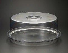 Round Tray W/Cover 11.5 (Set) Acrylic by Acrylichomedesign