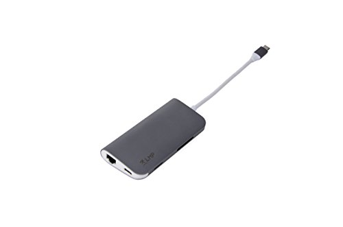 LMP 8 Port USB-C mini Dock space grau
