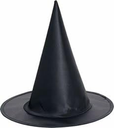 Non Concerne Not About – i-ch2906 – Satin Accessory for Fancy Dress – Witch Hat – Child