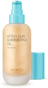 KIKO Milano After Sun Shimmering Oil, Olio Corpo E Capelli Idratante E Illuminante