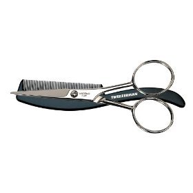 Tweezerman Moustache Scissor His With Grooming Comb Scissors