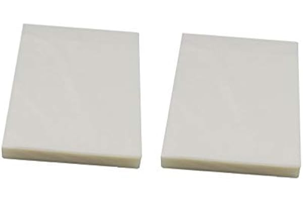 HEALLILY 200 Pcs Pochettes de Plastification Thermique Feuilles de Format Lettre Épaisseur Standard Film de Protection Étanche Blanc 0 055 Mm 3 Pouces