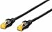 Produktbild Microconnect sftp6 a005sbooted 0,5 m Cat6 a S/FTP (STP) schwarz Netzwerk-Kabel - Netzwerk-Kabel (0,5 m, CAT6 A, S/FTP (STP), RJ-45, RJ-45, schwarz)