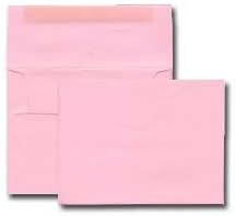 A9 Invitation Envelope - 70# Pink Basis Text (5 3/4 x 8 3/4) - Basis Announcement Series (Pkg of 50) by Office Express