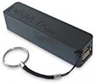 Mobile Power Bank (USB, 2600mAh, Black) - Phone Charger