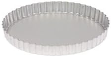 Swift Faringdon Collection Bakers Pride Quiche Pan with Loose Base Tinplate 24 cm x 24 cm x 2 cm