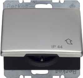 Preisvergleich Produktbild Berker SCHUKO-Steckdose 47583004 mit Klappdeckel ARSYS Steckdose 4011334253761