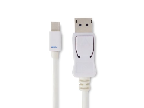 Accell UltraAV Mini DisplayPort zu DisplayPort Kabel Version 1.2 – Weiß - 3