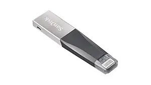 SanDisk 64GB USB 3.0 iXpand Mini Flash Drive with Lightning Connector for iPhones, iPads & Computers (SDIX40N-064G)